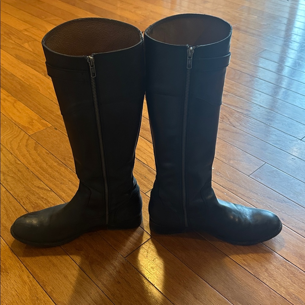 Frye Molly Button Rising Boots - Picture 2 of 8